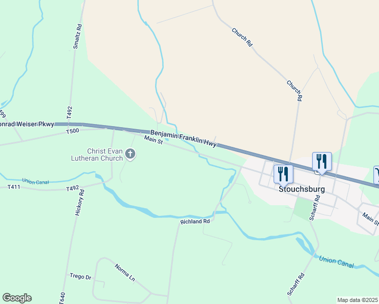 map of restaurants, bars, coffee shops, grocery stores, and more near 630 Richland Road in Richland