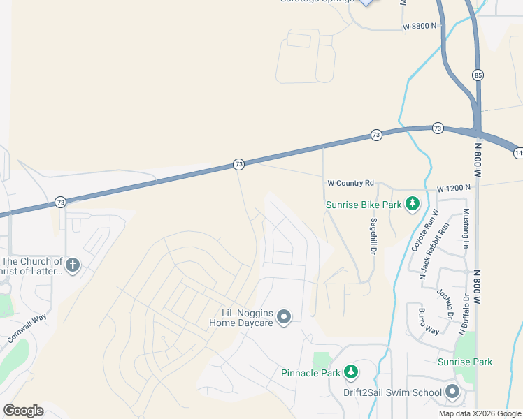 map of restaurants, bars, coffee shops, grocery stores, and more near Sage Hill Drive in Eagle Mountain