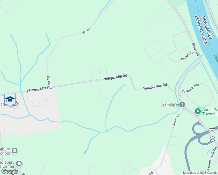 map of restaurants, bars, coffee shops, grocery stores, and more near 6986 Phillips Mill Road in New Hope
