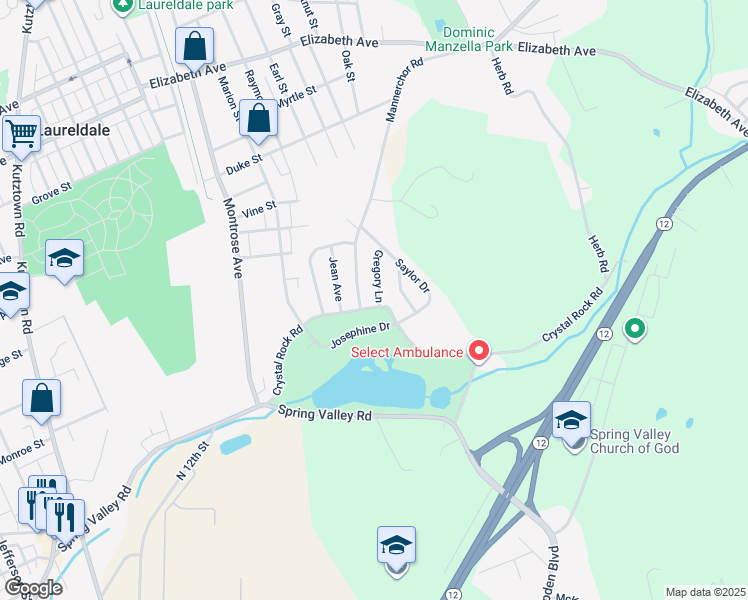 map of restaurants, bars, coffee shops, grocery stores, and more near 1000 Gregory Lane in Temple