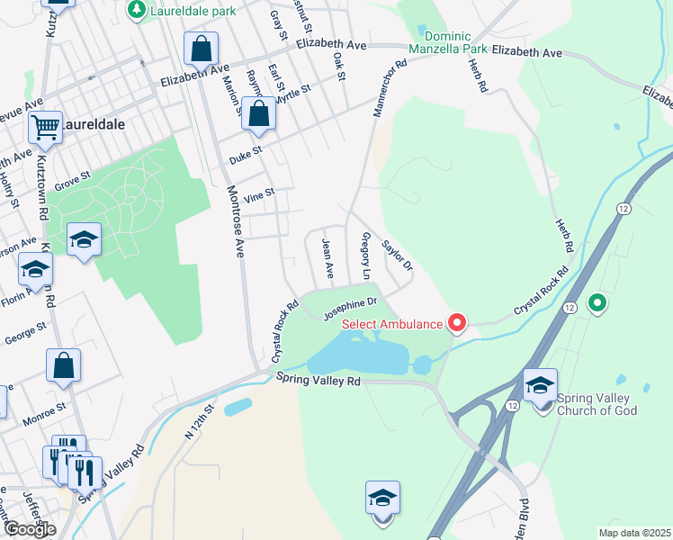 map of restaurants, bars, coffee shops, grocery stores, and more near 1009 Jean Avenue in Temple