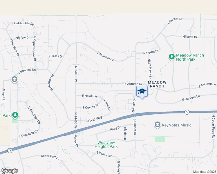 map of restaurants, bars, coffee shops, grocery stores, and more near 2504 Autumn Drive in Lehi