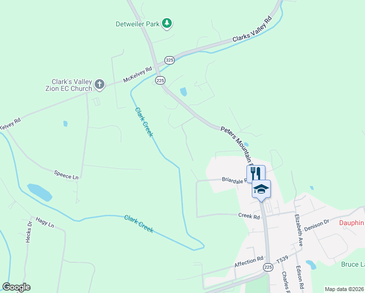 map of restaurants, bars, coffee shops, grocery stores, and more near 1130 Victor Lane in Dauphin