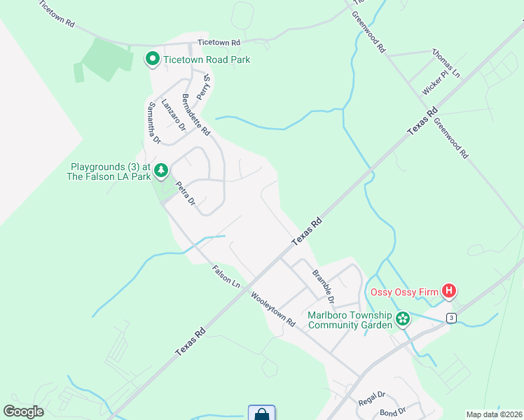 map of restaurants, bars, coffee shops, grocery stores, and more near 19 Monticello Court in Marlboro