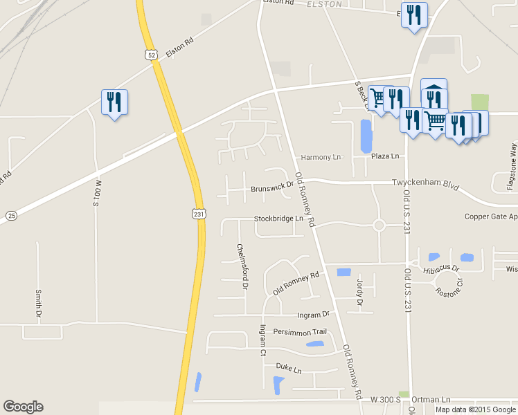 map of restaurants, bars, coffee shops, grocery stores, and more near 404 Stockbridge Lane in Lafayette