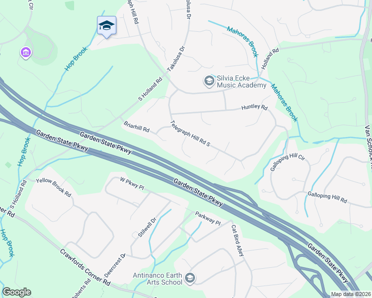 map of restaurants, bars, coffee shops, grocery stores, and more near 5 Wyndmoor Way in Holmdel