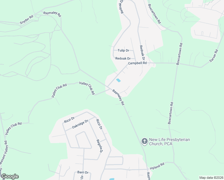 map of restaurants, bars, coffee shops, grocery stores, and more near 1002 Campbell Road in Harrison City