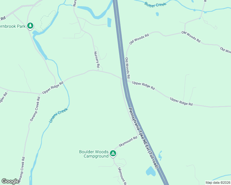 map of restaurants, bars, coffee shops, grocery stores, and more near 1190 Skymount Road in Green Lane