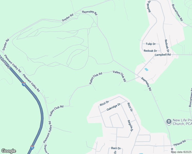 map of restaurants, bars, coffee shops, grocery stores, and more near 1100 Valley Club Road in Irwin