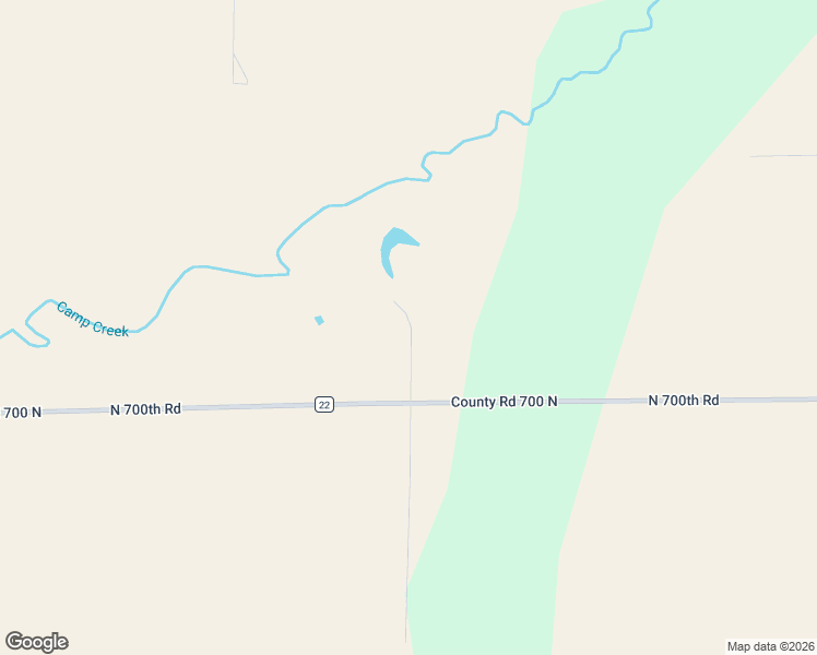 map of restaurants, bars, coffee shops, grocery stores, and more near County Road 1700 East in Macomb