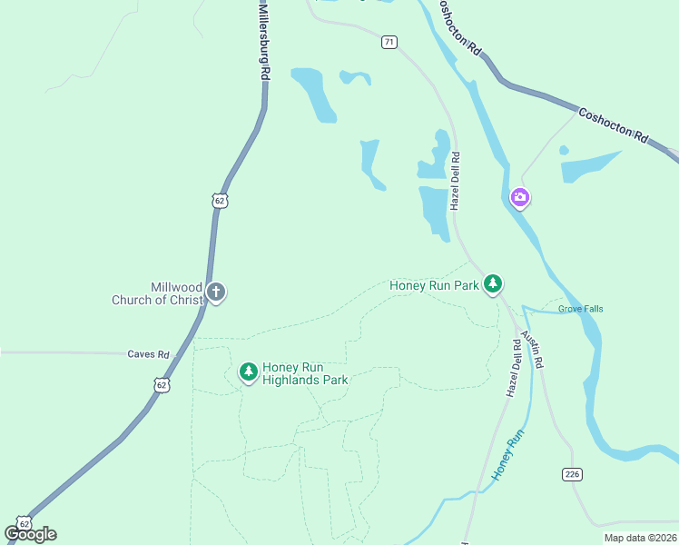 map of restaurants, bars, coffee shops, grocery stores, and more near in Millwood