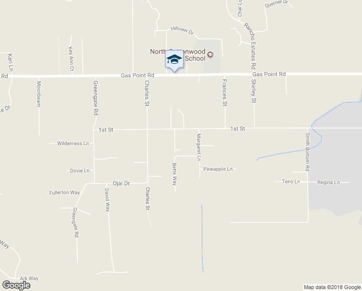 map of restaurants, bars, coffee shops, grocery stores, and more near 3345 Coreen Court in Cottonwood