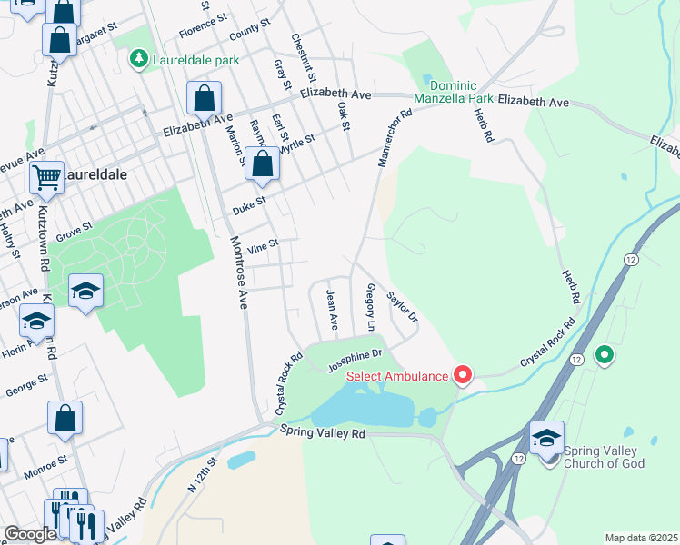 map of restaurants, bars, coffee shops, grocery stores, and more near 1062 Alexander Drive in Temple