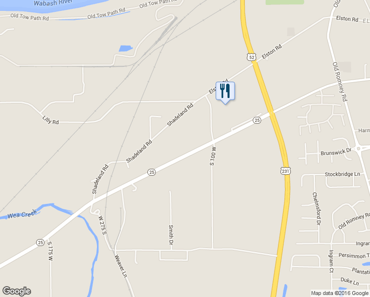 map of restaurants, bars, coffee shops, grocery stores, and more near 1114 State Highway 25 in Lafayette