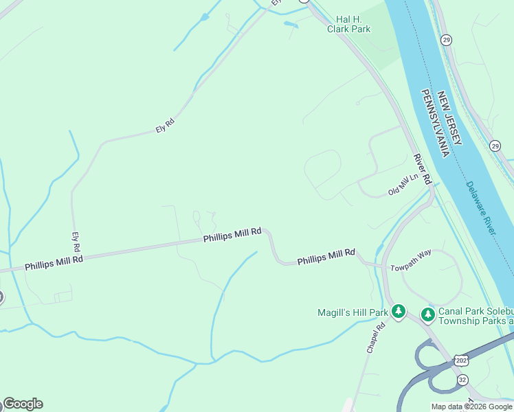 map of restaurants, bars, coffee shops, grocery stores, and more near 7043 Phillips Mill Road in New Hope