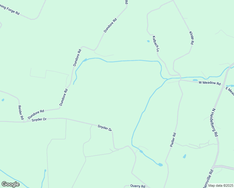 map of restaurants, bars, coffee shops, grocery stores, and more near 105 Snyder Drive in Robesonia