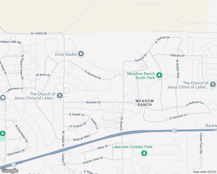 map of restaurants, bars, coffee shops, grocery stores, and more near 9597 North Dugway Drive in Eagle Mountain