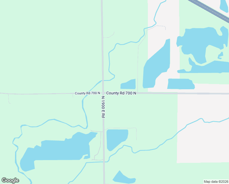 map of restaurants, bars, coffee shops, grocery stores, and more near 19148 County Road 700 North in Bloomington