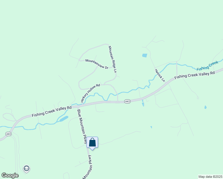 map of restaurants, bars, coffee shops, grocery stores, and more near 3503 Hickory Hollow Road in Harrisburg
