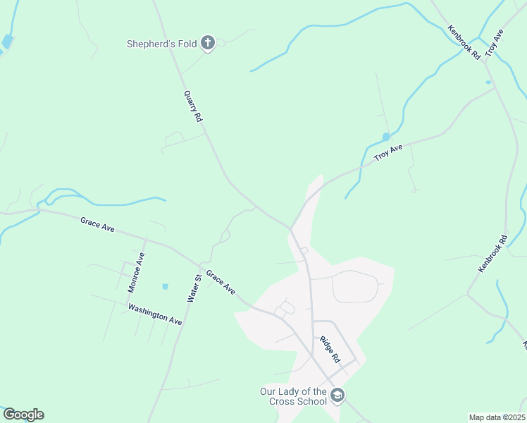 map of restaurants, bars, coffee shops, grocery stores, and more near 12 Larch Lane in Lebanon