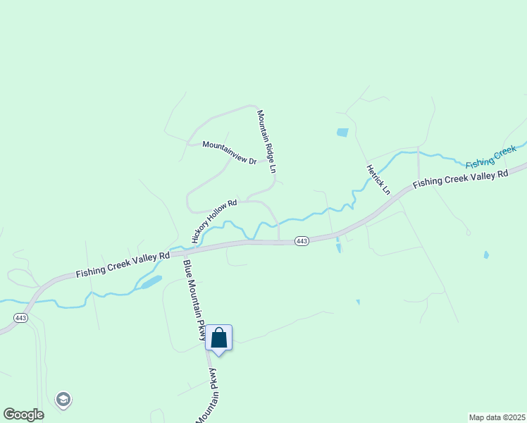 map of restaurants, bars, coffee shops, grocery stores, and more near 3503 Hickory Hollow Road in Harrisburg
