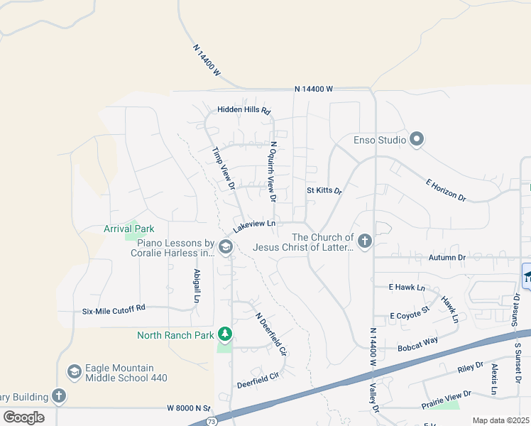 map of restaurants, bars, coffee shops, grocery stores, and more near 1812 East Sunset View Drive in Eagle Mountain