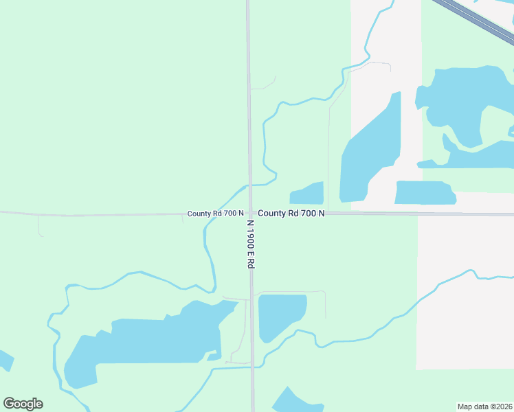 map of restaurants, bars, coffee shops, grocery stores, and more near 19148 County Road 700 North in Bloomington