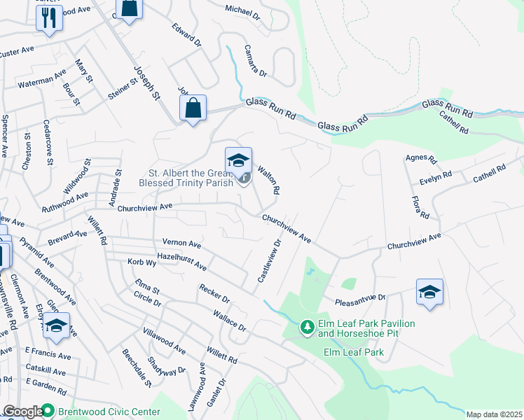 map of restaurants, bars, coffee shops, grocery stores, and more near 3198 Schieck Street in Pittsburgh