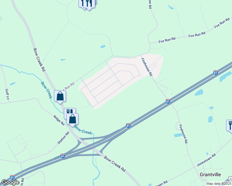 map of restaurants, bars, coffee shops, grocery stores, and more near 217 Houston Drive in Grantville