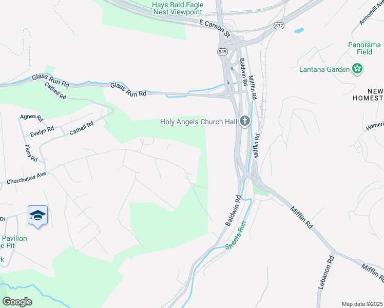 map of restaurants, bars, coffee shops, grocery stores, and more near in Baldwin
