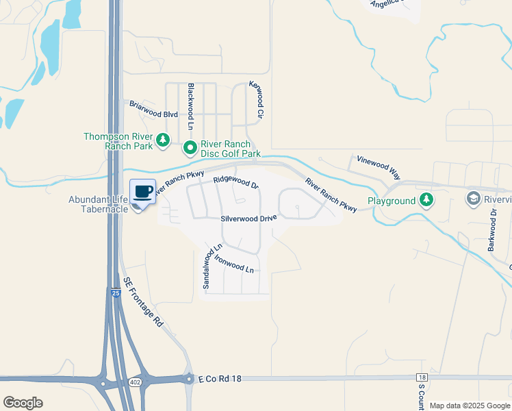 map of restaurants, bars, coffee shops, grocery stores, and more near 5018 Ridgewood Drive in Johnstown