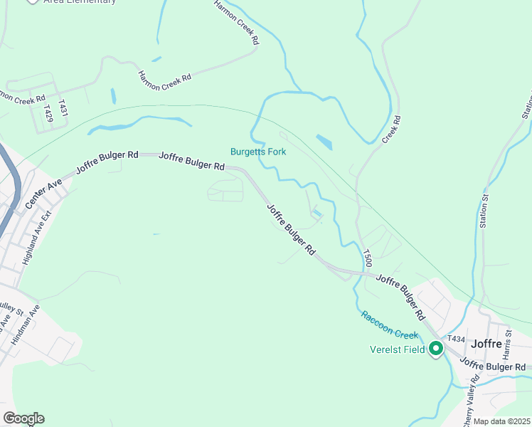 map of restaurants, bars, coffee shops, grocery stores, and more near 334 Joffre Bulger Road in Burgettstown