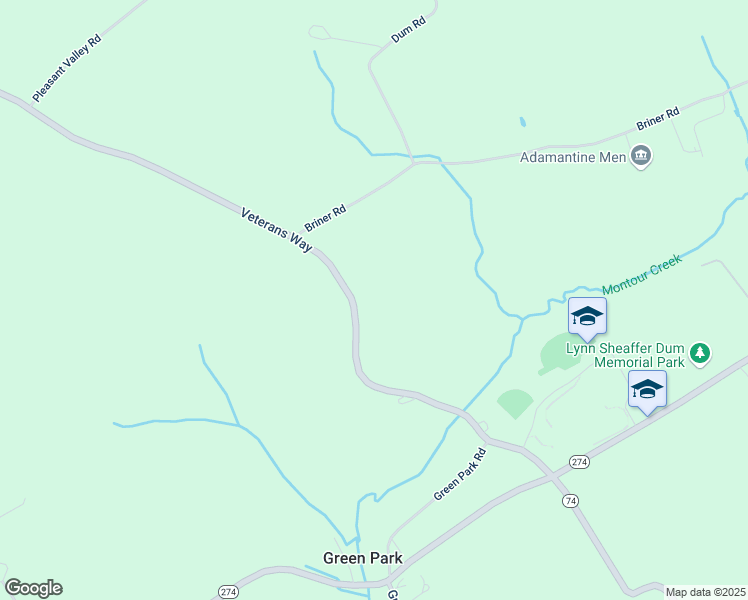 map of restaurants, bars, coffee shops, grocery stores, and more near 705 Veterans Way in Elliottsburg
