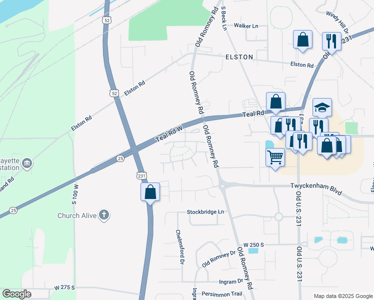 map of restaurants, bars, coffee shops, grocery stores, and more near 548 Westchester Lane in Lafayette