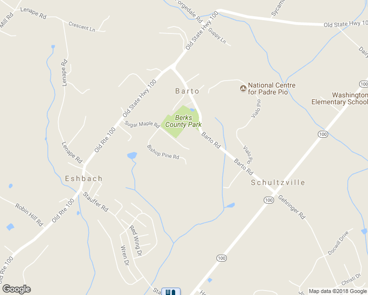 map of restaurants, bars, coffee shops, grocery stores, and more near 127 Sugar Maple Road in Barto