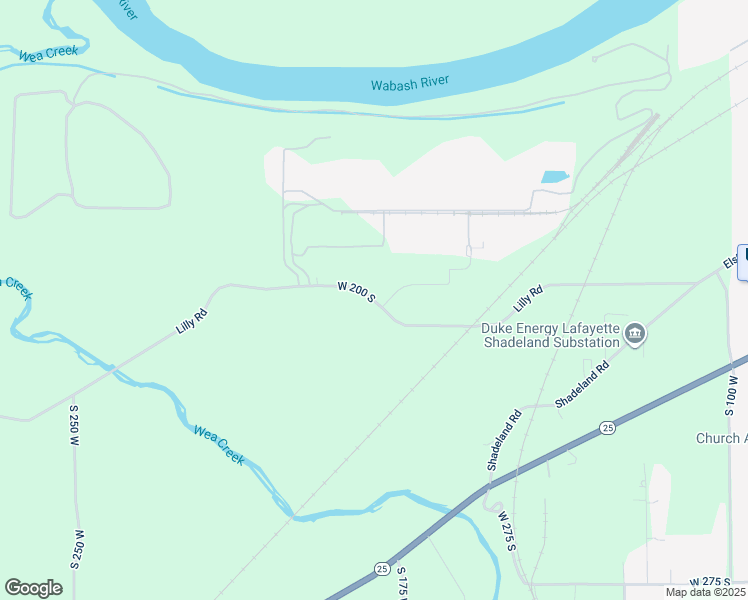 map of restaurants, bars, coffee shops, grocery stores, and more near 1650 Lilly Road in Shadeland