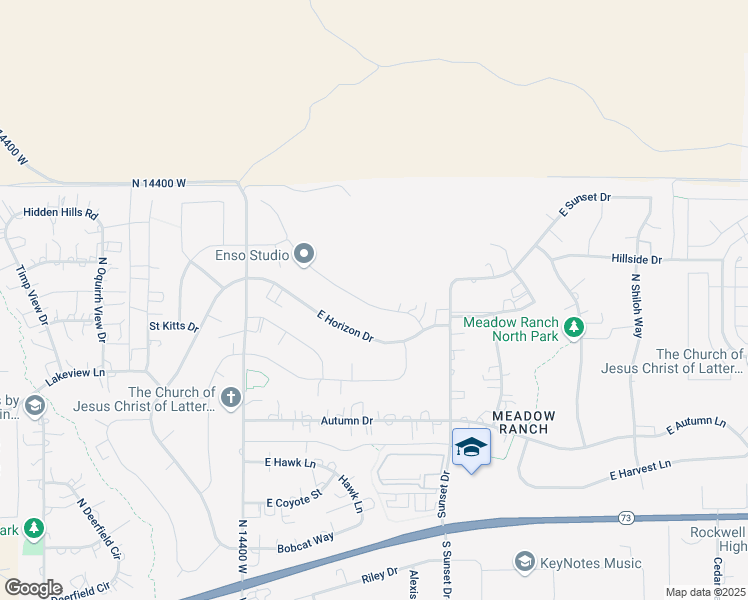 map of restaurants, bars, coffee shops, grocery stores, and more near 2487 Patriot Drive in Eagle Mountain