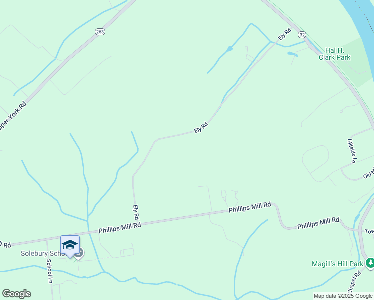map of restaurants, bars, coffee shops, grocery stores, and more near 6992 Ely Road in New Hope