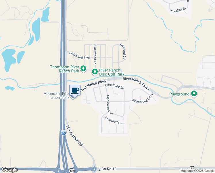 map of restaurants, bars, coffee shops, grocery stores, and more near 3627 Maplewood Lane in Johnstown