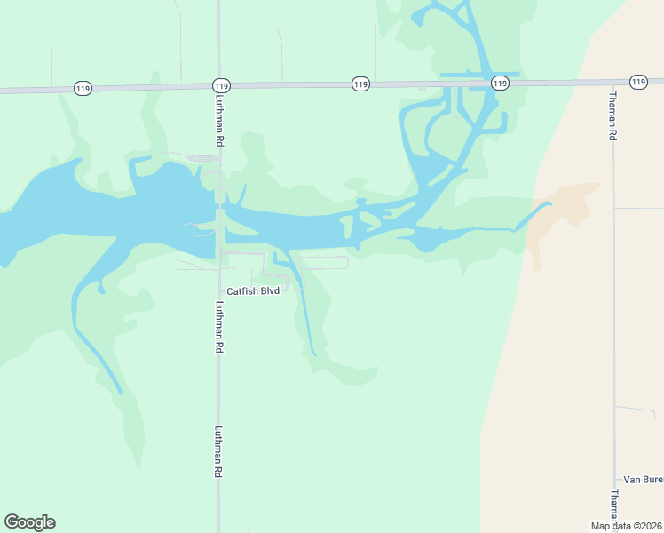 map of restaurants, bars, coffee shops, grocery stores, and more near 13080 Luthman Road in Minster