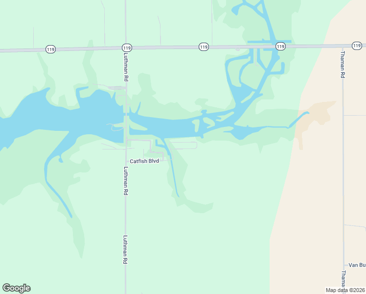 map of restaurants, bars, coffee shops, grocery stores, and more near 13080 Luthman Road in Minster