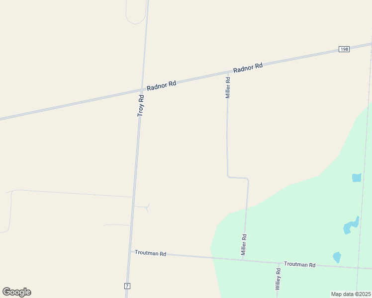 map of restaurants, bars, coffee shops, grocery stores, and more near 5555 Miller Road in Delaware