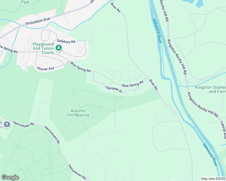 map of restaurants, bars, coffee shops, grocery stores, and more near 33C Foxboro Court in Princeton
