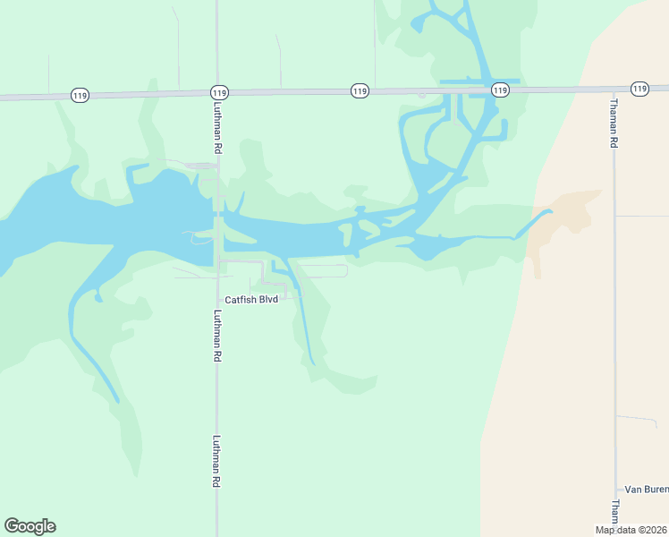 map of restaurants, bars, coffee shops, grocery stores, and more near 13080 Luthman Road in Minster