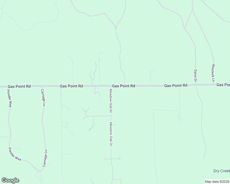 map of restaurants, bars, coffee shops, grocery stores, and more near 16703 Gas Point Road in Cottonwood