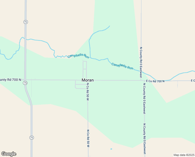 map of restaurants, bars, coffee shops, grocery stores, and more near 421 West Co Road 700 North in Frankfort
