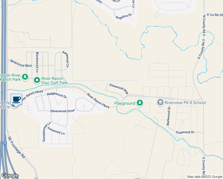 map of restaurants, bars, coffee shops, grocery stores, and more near 4707 Wildwood Way in Johnstown