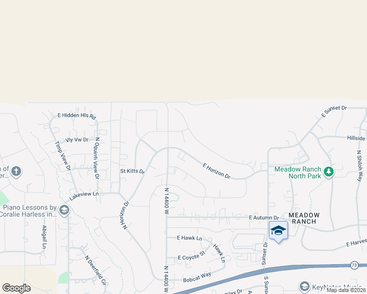 map of restaurants, bars, coffee shops, grocery stores, and more near 2259 East Horizon Drive in Eagle Mountain