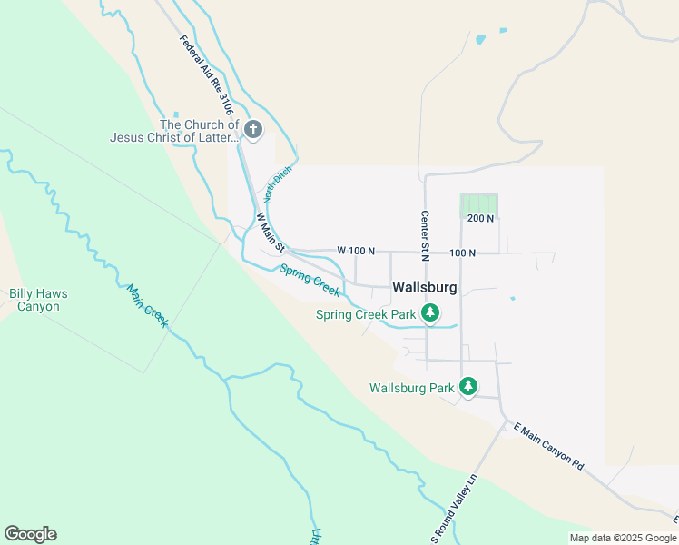 map of restaurants, bars, coffee shops, grocery stores, and more near 245 West Main Canyon Road in Wallsburg