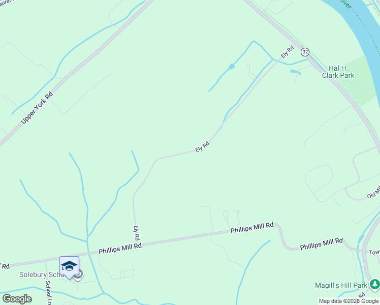 map of restaurants, bars, coffee shops, grocery stores, and more near 6988 Ely Road in New Hope